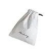 Bolsa de Lona de Fábrica Bolsa con Cordón Venta al por Mayor Joyería Empaque Portátil Bolsa de Tela Lipstick Cosméticos a Prueba de Polvo Bolsa Pequeña de Tela