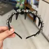 Diadema para Mujer 2026 Nuevo Estilo Cristal Calavera Superior Alta Diadema para el Cabello Peine Dientes Antideslizante Pedrería Presiona el Cabello Diadema