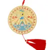 Colgante Redondo de Latón Pueblo Shanhai Decoración del Hogar Wholesale Octagonal de Latón Pueblo Shanhai Colgante de Cobre Pueblo Shanhai
