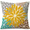Fronteira Amazon Simples Moderno Abstrato Cor Flor Linho Estampado Fronha Capa de Almofada para Carro Sofá