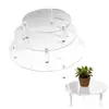 Nuevo Soporte de Exhibición Transparente de Acrílico Transfronterizo para Pasteles, Plantas, Postres, Joyería y Figuras