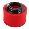 Filtro de aire de esponja roja para motocicleta ATV 48 mm y otros adecuados para una variedad de modelos