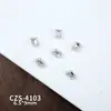 Accesorios de Pedrería para Uñas de Aleación, Pedrería para Uñas de Corazón Hueco Incrustada con Diamantes de Lujo Ligero, Accesorios para Uñas Portátiles, Corazón Completo de Diamante Microincrustado