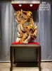 Fábrica de Esculturas em Madeira Esculturas em Raiz Ornamentos Estátua de Guanyin Maitreya Grande Guan Gong Dragão e Fênix de Ébano Figuras de Tuia de Taihang Artesanato para Sala de Estar