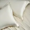 Juego de ropa de cama de cuatro piezas Tencel austriaco Lenzing, 100 hilos, Clase A, color sólido, suave como la seda, fresco y lujoso