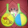 Fornecimento de plástico adesivo placa raquete brinquedo pegajoso bolo raquete de bolo pegajoso raquete artigos esportivos todos os tipos de raquete de bolo pegajoso