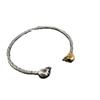 Pulsera de calavera con grafiti personalizada, diseño de nicho de hip hop retro, ligera, de lujo, para hombres y mujeres, anillo abierto con clip para el hueso de la oreja