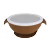 Benhaida Nuevo Plato de Cena para Niños Bebé Entrenamiento Ventosa de Silicona Hogar Bebé Aprender a Comer Anticaídas Plato Complementario