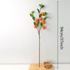 Simulação Laranja 6 Frutas Simulação Laranja Ramos Kumquat Sala de Estar Hotel Ramos Decorativos Ramos de Frutas Decoração Flor Simulação Laranja