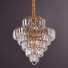 Lustre de cristal de villa de luxo com luz transfronteiriça personalizado sala de estar quarto loja de roupas lustre bar pendurado fabricante de lâmpadas