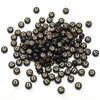 4x 7mm Acrílico Negro Dorado Planas Cuentas con Letras Inglesas Hecho a Mano Rompecabezas DIY Pulsera Pulsera Collar Accesorios