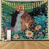 Tapiz Tigre de Amazon Oriente Medio Decoración de Pared Transfronteriza Tela Colgante Estilo Ins Tela de Fondo de Pared Lobo Exportación Tela de Pared