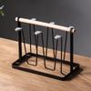 Portavasos de lujo ligero para el hogar, estante para tazas de agua, estante para tazas de agua, estante para tazas de escritorio, estante para tazas de té, venta al por mayor de fábrica