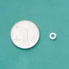 Plata de Ley S925 Seiko Separador de Diamantes Accesorios para Pulsera de Abalorios Hecha a Mano con Cristales Perlas Lleno de Ruedas de Diamantes Abalorios Sueltos