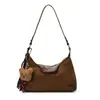 Bolsa Retro Esmerilada de Nicho para Mujer Moda Nueva Otoño e Invierno 2025 Bolso Cruzado de Terciopelo de Piel de Ciervo Ropa de Trabajo Bolso Simple Tipo Dumpling