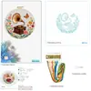 Venta Caliente Transfronteriza Nuevo Kit Bordado Serie Globo Aerostático Libro Gramófono Flor Bordado Hecho a Mano Materiales DIY