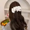 Pinza Banana para Cola de Caballo Alta Francesa Suave para Mujeres, Pinza de Pelo de Gama Alta para la Parte Posterior de la Cabeza, Pinza Vertical, Pinza de Cabello Retorcida de Una Sola Línea