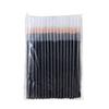 Pincel Delineador de Ojos de Fibra Dorada Desechable al por Mayor Portátil con Tapa Punta Fina Dura Pincel Delineador de Ojos