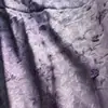 Tecido de Mistura de Viscose e Nylon para Primavera e Verão com Bordado de Borboleta 3D, Respirável e Leve, Tecido Bordado de Designer de Nicho