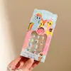 Adesivos de Unha Sanrio para Crianças, Arte de Unha Fofa e Divertida, Peças de Unha para Estudantes, Peças de Unha Doces, Unhas Vestíveis para Crianças