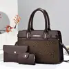 Nova Bolsa de Mão para Comércio Exterior, Bolsa de Ombro Texturizada Versátil da Moda Coreana, Bolsa Transversal Simples Casual Tendência Mãe-Filha