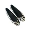 Zapatos planos bajos con lazo de estampado de leopardo para mujer, nuevos zapatos planos tipo bailarina sin cordones primavera/verano 2026, zapatos de abuela adelgazantes