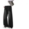 Artículo Caliente Vintage 2026 Jeans Estilo Americano Lavados Desgastados High Street Casuales Anti-Arrugas Jeans Estilo Americano High Street