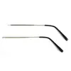 Acero Inoxidable Templo Tipo B Par de Accesorios para Montura de Gafas de Miopía Patas Universal Reemplazo Extraíble Diente Único 1mm Templo