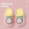 2025 Nuevo Modelo Zapatillas de Conejo Giratorio 3D para Niños Verano Dibujos Animados Lindas Chanclas de Playa para Exteriores para Niñas