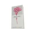 Cielo estrellado flor seca Día de la Madre tarjeta de felicitación bendición escrita a mano Festival de la Diosa tarjeta de felicitación de dibujos animados postventa flores tarjeta de agradecimiento