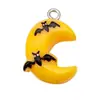 Novos Acessórios de Resina Abóbora de Halloween Crânio Festival Fantasma Enfeites DIY Pequenos Pingentes Pingentes Decorativos