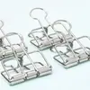 Clips de Papel Metálicos Huecos, Clips para Dibujo de Estudiante, Clips para Diario, Clips Vintage en Forma de I con Cola Larga, Clips para Documentos, Clips Selladores de Alimentos