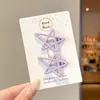 Pinzas para el pelo de estrella de colores dulces para niños, Pinzas de pato para el flequillo lateral de las niñas, Accesorios para el pelo