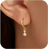 Pendientes Elegantes de Lujo Ligero con Forma de Corazón Dorado Transfronterizos Europeos y Americanos Más Vendidos para Mujer, Pequeños y Delicados, Modernos y Versátiles Pinzas para Orejas y Accesorios para Orejas