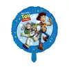 Personajes de Dibujos Animados de Series de Televisión Americanas Globos de Papel de Aluminio de 18 Pulgadas Decoración de Fiesta de Cumpleaños de Zootopia Globos Redondos Venta al por Mayor