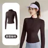Jaqueta Esportiva de Secagem Rápida para Corrida Feminina Yoga Fitness Cardigã com Zíper Manga Longa Top Modelador Roupa de Treino