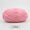 Bebé Bufanda Autotejida de Algodón Leche de 5 Hebras Hilo Mediano Grueso Ovillo Manta Crochet DIY Lana Tejido a Mano Bolsa de Material