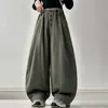 Pantalones Casuales de Otoño para Niñas 2026 Nuevo Estilo, Pantalones Anchos de Primavera y Otoño para Niñas Grandes, Pantalones Largos de Algodón Curvos para Niños