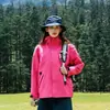 Chaqueta Azul de Concha Dura Estilo Luo Tuo, Chaqueta de Montañismo para Exteriores a Prueba de Viento e Impermeable para Mujer Tres en Uno, Hecha a Medida para Hombre