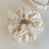 Goma para el pelo floral estilo bosque para mujer, Nuevo estilo coreano suave y de alta gama, Cuerda para el pelo grande, Flor para el pelo