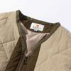 Beijie marca de moda americana para hombre 2023 Invierno nuevo costura color contrastante ropa acolchada de algodón retro ropa de trabajo abrigo acolchado de algodón abrigo para hombre