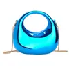 2025 Nuevo Bolso de Noche Transfronterizo Cadena Mini Bolso Luna Creciente Bolso Acrílico Billetera para Monedas de Labial Bolso para Niños Bolso de Hombro