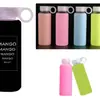 Fundas de silicona de grado alimenticio hechas a medida para botellas de vidrio antideslizantes y resistentes al calor, incluyendo fundas para la base y juntas de sellado