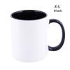 Taza de cerámica de transferencia de calor con recubrimiento de grado A, taza de 11 oz con recubrimiento de sublimación en blanco, taza personalizada de cerámica