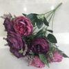 Flor artificial retro, flor artificial transfronteriza, peonía extranjera amazónica, rosa persa, decoración del hogar, rosa artificial falsa