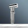 Pistola de spray para vaso sanitário para descarga e pressurização, válvula angular de um para dois para banheiro com pistola de descarga de alta pressão, acessório de chuveiro bidê