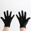 Spot de fábrica directo guantes de trabajo negros para texto de joyería y juegos guantes de texto para juegos etiqueta soporte para comercio exterior impresión de LOGOTIPO