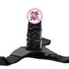 Pantalones de Cuero Pequeños Usables Unisex Usable Hueco Dildo Artificial 4I Dildo Masturbación Lésbica