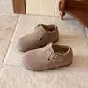 Sapatos de Couro da Moda para Crianças para Uso ao Ar Livre 2026 Novas Sandálias Birkenstock Infantis de Primavera para Crianças de Média e Idade Superior Sapatos Slip-on para Meninas