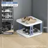 Zapatero Simple Entrada de Puerta Hogar Dormitorio Almacenamiento Multicapa Artefacto Ahorro de Espacio Pequeño Estrecho Mini Hueco Alquiler Zapatero